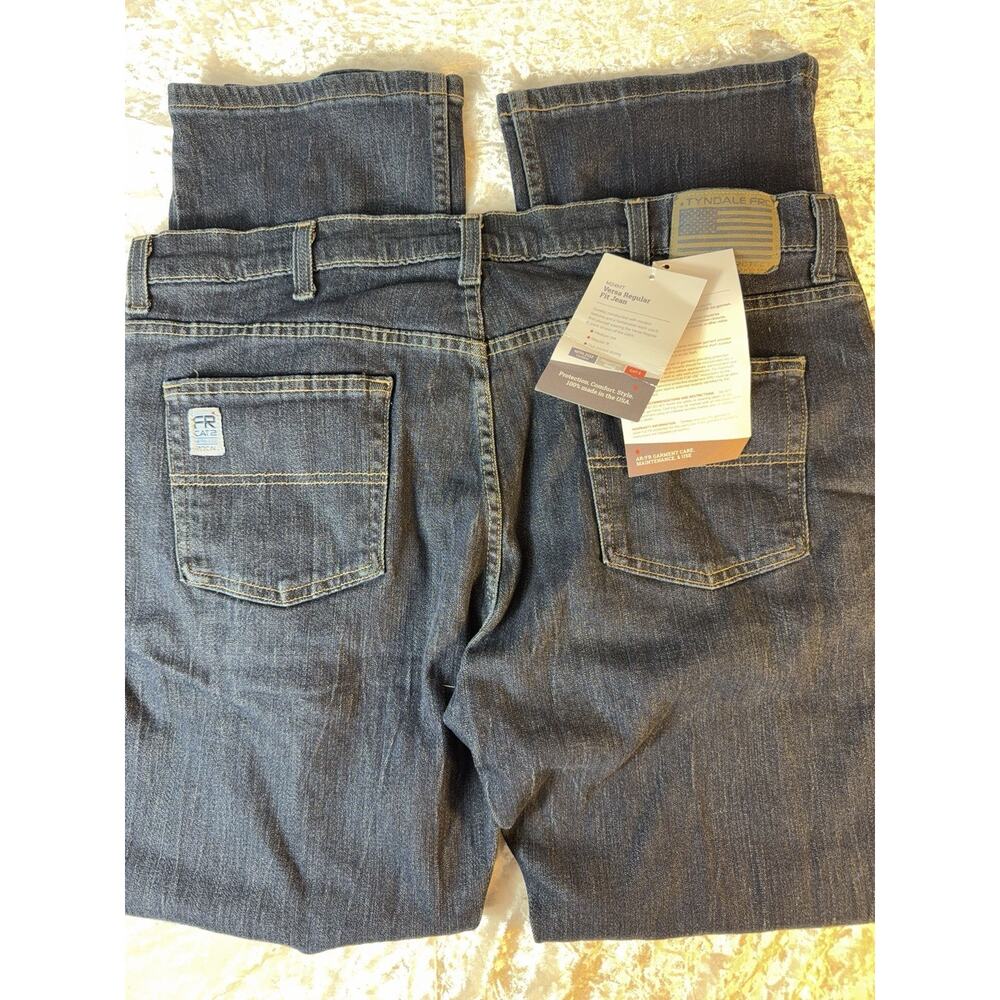 Tyndale FRMC CAT2 FR Jeans Mens 38x32 NWT Made USA‎ Flame Resistant Workwear - Picture 6 of 9